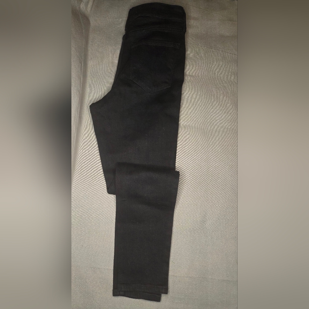 NWOT Old Navy High-Rise Super Skinny Black Jeans - Size 4 Short - Picture 2 of 2